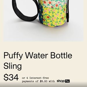Baggu Puffy Water Bottle Sling - Discontinued Print